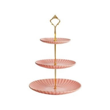 3 Tier Cake Stand Pink