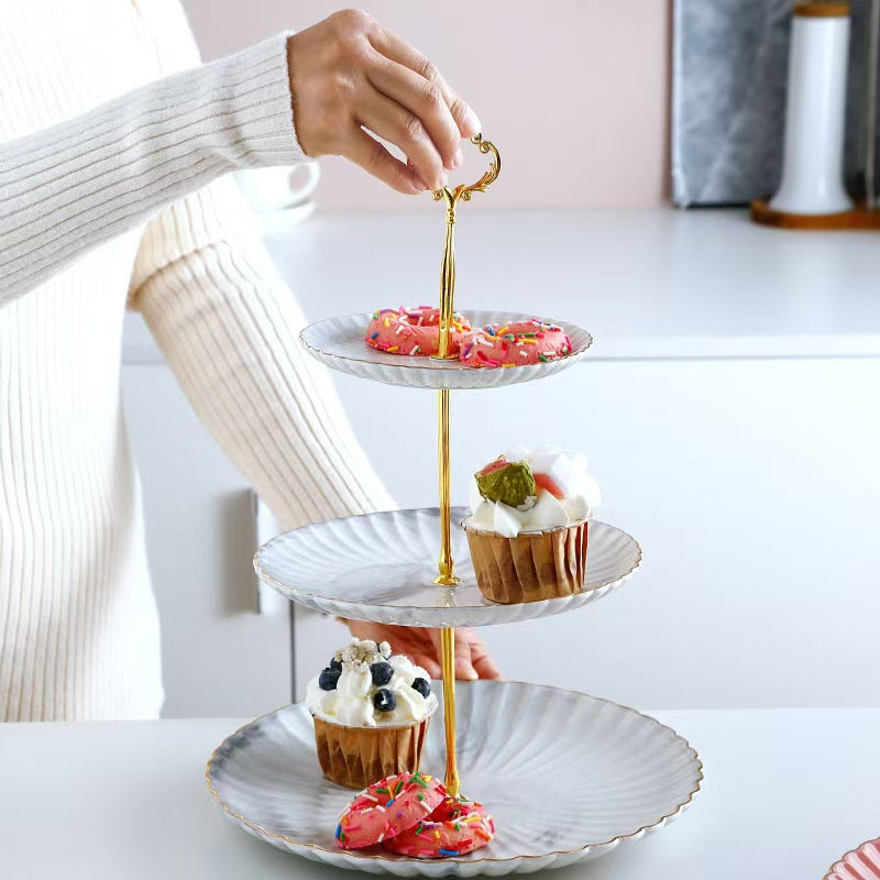 3 Tier Cake Stand White