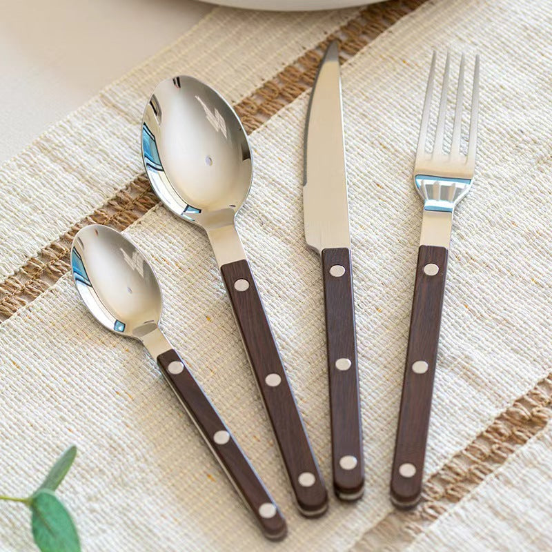 Louisiana Wood 16pc Cutlery Set