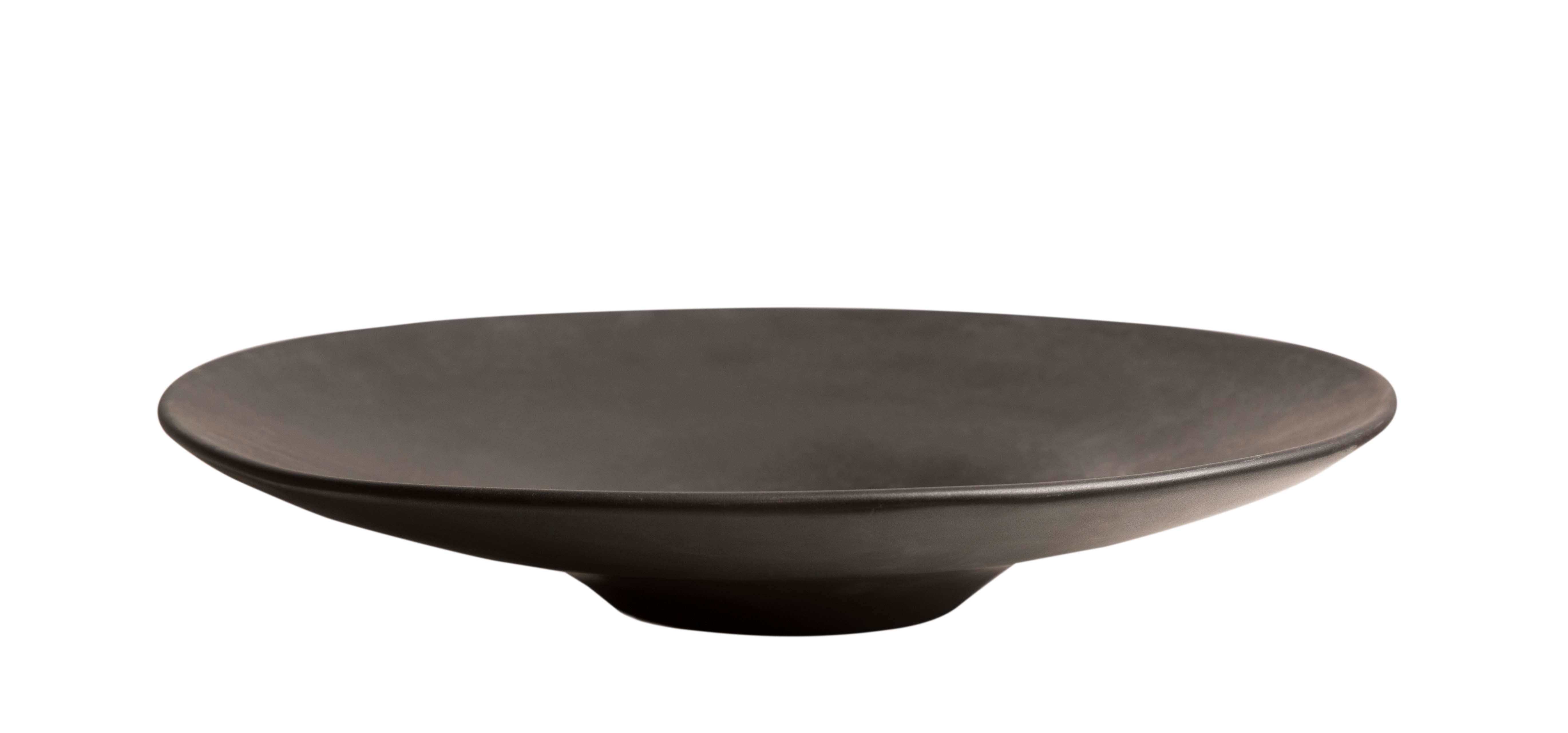 Asian Salad Bowl Black 35cms