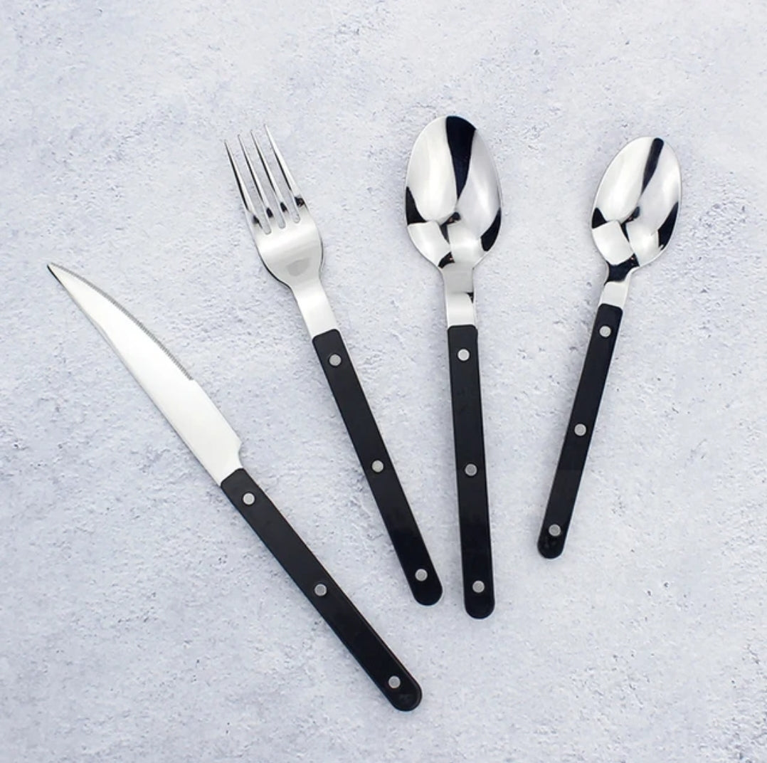 Louisiana Black 16pc Cutlery Set