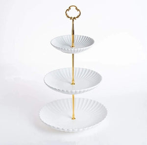 3 Tier Cake Stand White